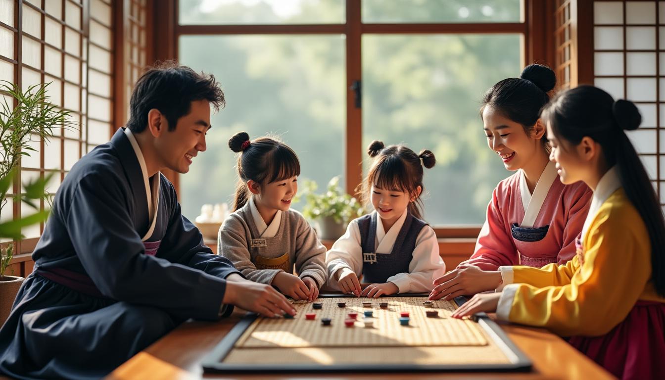 découvrez comment les jeux coréens traditionnels favorisent la cohésion et le partage au sein des familles, en transmettant des valeurs culturelles et en créant des moments uniques entre générations.