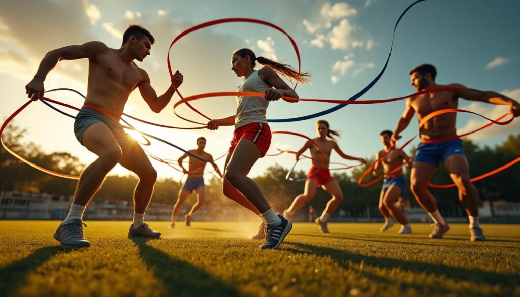 découvrez des figures spectaculaires de jeux de l'élastique pour impressionner vos amis et brilller sur le terrain avec style et habileté.