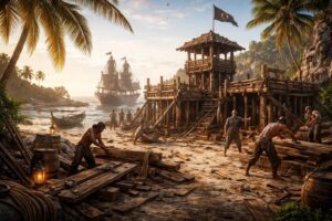 découvrez comment construire efficacement vos avant-postes dans skull and bones, guide complet spécialement conçu pour les nouveaux joueurs afin d'optimiser leur progression.