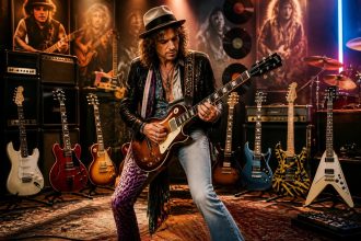 découvrez guitare hero, un voyage musical unique à travers les décennies qui célèbre les plus grands hits et styles de guitare, de la nostalgie vintage aux sons modernes.